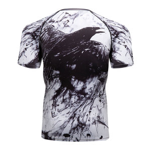 Camiseta de Compresión de Manga Larga para Artes Marciales Mixtas (MMA) y Jiu-Jitsu Brasileño (BJJ) con Sublimación Personalizada y Logotipo - Product Image 2