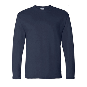 Men's Long Sleeve T-Shirt Cotton O-Neck Regular Fit <b>Tee</b> Solid <b>White</b> Casual Jersey Blank Design Men's T-Shirts - Product Image 5