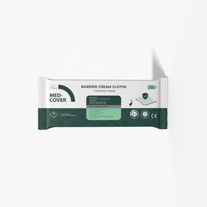 Lingettes de toilette et d'incontinence pour adultes Med-Cover, lingettes nettoyantes pour le corps sans rinçage, pour les soins aux personnes âgées, le bain au lit et l'hygiène quotidienne - Product Image 1