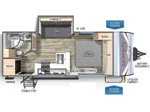 Vente en gros – Nouveau 2026 Forest River Campsite Ultra 19KB - Product Image 2