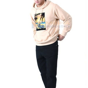 Sudadera con Capucha de Diseñador para Hombre con Estampado Completo para un Estilo Urbano Contemporáneo, Sudadera con Capucha Moderna para Hombre, Mezcla de Algodón Estampada - Product Image 6