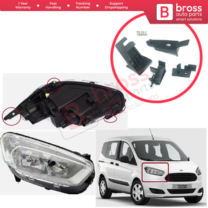 BHL545 support de phare montage réparation support onglet ensemble côté droit pour Transit Tourneo Courier MK1 2013-2022 ET7613W029 - Product Image 2