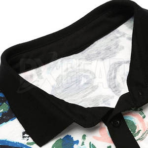 T-shirt polo à sublimation pour homme coupe classique Tissu doux à manches courtes léger avec un look décontracté et élégant - Product Image 4