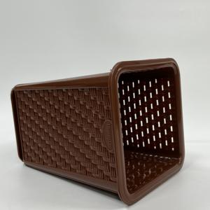 Panier carré en plastique peu encombrant multi-compartiments pour ustensiles et fournitures de bureau Service OEM du Vietnam - Product Image 4