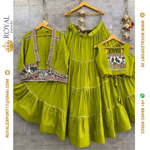 New Beautiful Design <b>Gota</b> Lace Lehenga Collection in Wholesale Rate by Royal Export Surat - Product Image 1