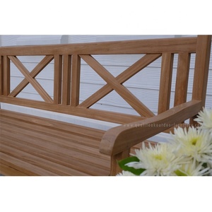 Banco de Madera de Teca de Diseño Moderno, Desmontable, para Exteriores, Jardín Grande, Alta Durabilidad, Impermeable, Ecológico, Garantía de 2 Años - Product Image 3