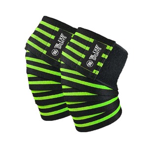 Hotsale Professional Gym Genouillère Wraps Logo Personnalisé Protection Flexible Haltérophilie avec Élastique Services OEM - Product Image 1