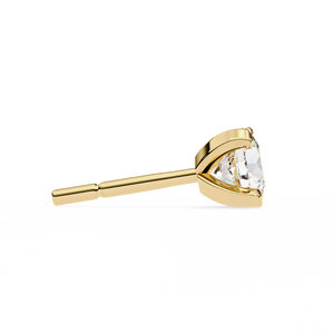 Hermosos Pendientes de Oro de 18K con Diamante Cultivado en Laboratorio, Pendientes de Diamantes Premium - Product Image 4