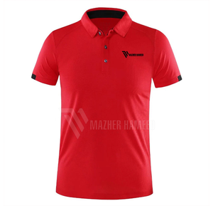 เสื้อโปโลแบบแห้งเร็วมีโลโก้ | ขายส่งเสื้อโปโลแบบสั่งทำสำหรับผู้ชายแฟชั่นลำลองหลากสีระบายอากาศได้ดี - Product Image 1