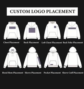 Hoodie unisexe 300 g/m² pour l'hiver, style streetwear décontracté, coupe classique, logo personnalisé sérigraphié sur le devant, ODM, poche unie de haute qualité - Product Image 6