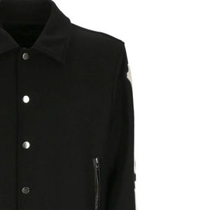 New Arrival Winter Varsity <b>Jacket</b> Canvas Letter <b>Pattern</b> Breathable Fully Customized Design Regular Sleeves Men's Wholesale - Product Image 3