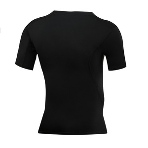 Al Aire Libre de color puro deportes camisetas gimnasio desgaste Fitness manga corta logotipo personalizado secado rápido hombres camiseta para hombres - Product Image 6