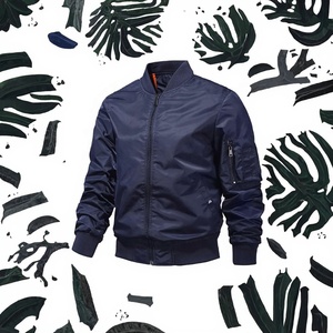 Blouson Bomber Homme en Nylon Léger de Haute Qualité, Vente en Gros Fabricant, Décontracté, Coupe-Vent, Noir, Extérieur, Printemps, Style Chinois - Product Image 3