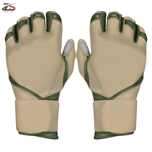 ถุงมือเบสบอลแบบเต็มนิ้วที่มีสายรัดข้อมือปรับได้ถุงมือเล่นกีฬาออกแบบโลโก้ได้ตามต้องการ - Product Image 5