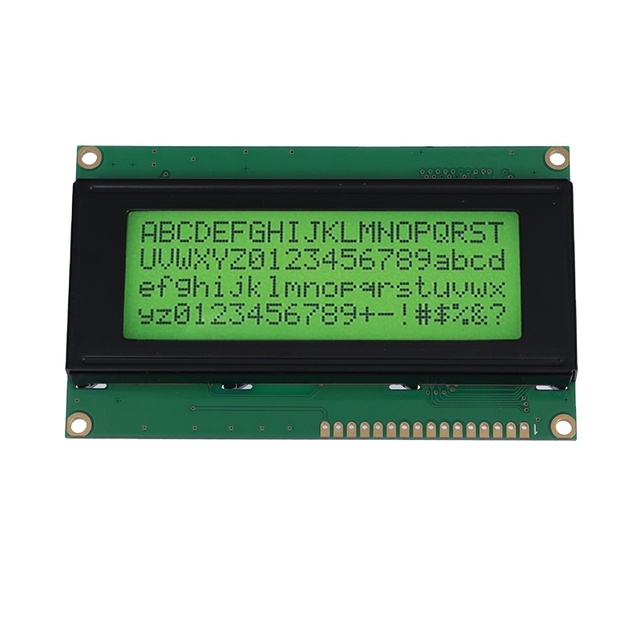 OEM ODM 20x4 Monochrome Graphic character Transflective Segment STN Y/G Backlight COB LCD display Module