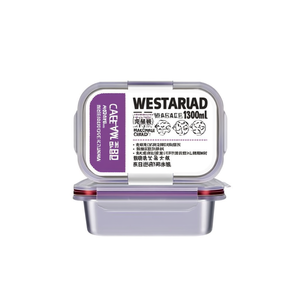 กล่องเก็บอาหาร WESTMARK ขนาด 1300 มล. พร้อมฝาปิดเลื่อนง่าย ทนทาน ปิดสนิท ป้องกันการรั่วซึม สำหรับอาหารแห้ง - Product Image 2