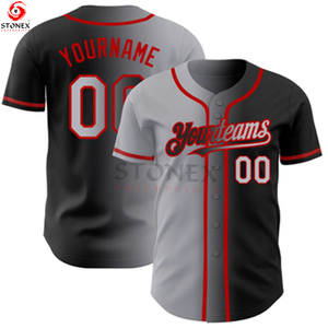 Maillot d'uniforme de baseball personnalisé haut tendance maillots de baseball d'entraînement d'équipe de haute qualité - Product Image 4