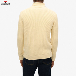 Hot Selling Anti-Wrinkle Knitted Printed Crewneck Customizable Front Logo Men's Fashionable Pullover Winter <b>Sweater</b> - Product Image 2