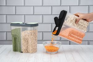 Premium 2 Section Plastic Storage Container 2 PCS Set 2 Compartment Airtight Clear <b>Microwave</b> Safe Wholesale Supplier MOQ96 OEM - Product Image 2