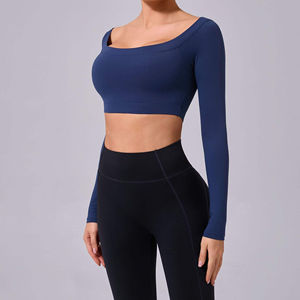 Camisetas de Yoga Unisex 2026, Top Deportivo, Camiseta Corta con Hombros Descubiertos, para Gimnasio, Entrenamiento, Running, Sexy, de Secado Rápido, para Verano, Fitness - Product Image 4