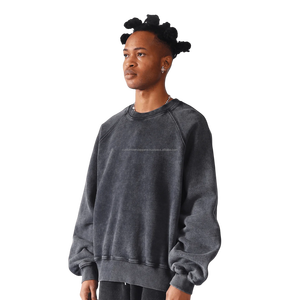 Última Llegada: Sudaderas con Capucha de Invierno de Corte Regular, Personalizadas con Serigrafía OEM, para Hombre, Lavadas y Desgastadas, 100% Algodón Terry Transpirable, Estilo Vintage con Cremallera - Product Image 4