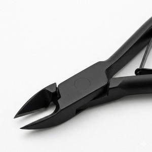 Professional <b>Cuticle</b> Nipper 5 Inch With Lock Stainless Steel Matte Black Finish Nail <b>Cuticle</b> <b>Tool</b> - Product Image 2