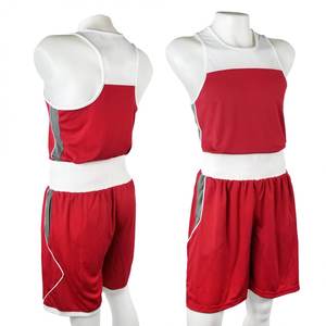 Uniforme de boxeo chaleco Top & Shorts Kickboxing MMA entrenamiento gimnasio chaleco ropa chaleco bañadores para adultos hombres - Product Image 1