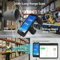 Lector/Escritor RFID UHF Portátil Android de Largo Alcance para Inventario de Almacén, Escáner y Colector de Datos