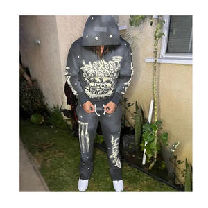 Logo Personnalisé Marque Privée Tech Fleece Concevez Votre Propre Zip Football Gym Football Sport Survêtement En Vrac Survêtement Pour Hommes - Product Image 1