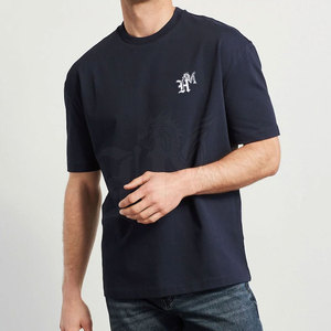 Nouvel Arrivage T-shirt Homme Doux 100% Coton Coupe Confortable Lettres Tricotées Séchage Rapide Respirant Écologique 220g Conçu pour le Quotidien - Product Image 3