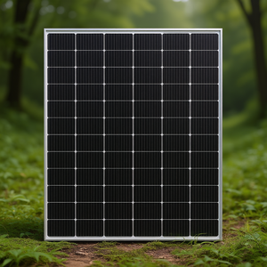 Panneau solaire monocristallin bifacial AESOLAR 380W à demi-cellules - Noir, certifié TUV - Product Image 3
