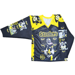 Venta caliente personalizada barato fútbol americano Jersey manga larga nuevo diseño joven adulto tamaño de alta calidad - Product Image 3