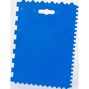 <b>Putty</b> Knife 177mm X 130mm <b>Plastic</b> (PP) Notched 4x4x4/8x8x8mm - Product Image 3