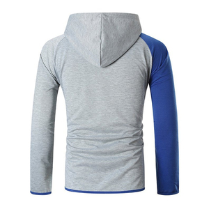 Sudadera con capucha y cremallera para hombre, con logo del fabricante impreso a medida, 100% algodón premium, estilo urbano, nueva colección de invierno, lisa y gruesa. - Product Image 2