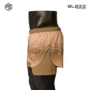 Pantalones cortos de Jiu Jitsu MMA de alta calidad para hombres, ropa de artes marciales para adultos para hombres, entrenamiento jym, trotar y entrenar para moq bajo - Product Image 2