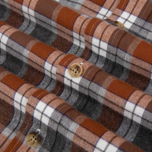 Camisas de Franela a Cuadros Verdes y Azules Populares para Hombre, Transpirables, al por Mayor 2026, Ropa Casual, Marca Personalizada, Corte Regular - Product Image 6