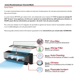 Aire Acondicionado Split Dual LG Artcool Mirror UV Nano WiFi, 12000+12000 BTU, Inverter R32 MU2R17 A+++, para Exteriores - Product Image 5