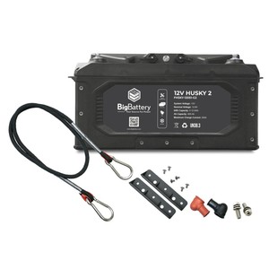 แบตเตอรี่ BigBattery 12V HUSKY 2 LiFePO4 ความจุ 300Ah มาตรฐาน IP65 ระบายความร้อนด้วยอากาศ พอร์ต CAN มาตรฐาน UN38.3 สำหรับการจัดเก็บพลังงานอุตสาหกรรม - Product Image 3
