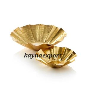 Plat à bonbons, à chocolat, à salade, en métal décoratif, de luxe, écologique, plaqué or, en forme de lapin unique, pour les fêtes - Product Image 6