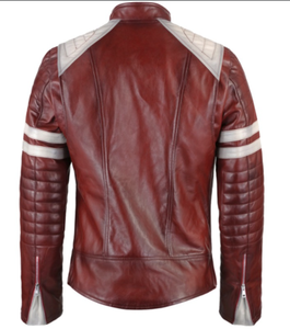 Veste en cuir mat pour hommes à prix d'usine pour l'hiver Blazer de moto de style décontracté OEM personnalisé - Product Image 2