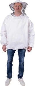 Chaqueta de apicultura de poliéster impermeable de talla grande traje de apiario protector a prueba de picaduras ropa duradera traje de cosecha de miel - Product Image 6