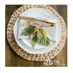 New Coming Reach Standard Luxury Custom <b>Placemat</b> Hot seller Heat Resistant water hyacinth <b>woven</b> place mats handwoven grass Cheap - Product Image 1