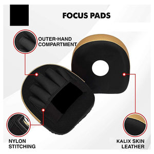 Guantes de Boxeo Anax Sports True Focus Pads de Cuero PU Resistente, Ecológicos, Transpirables, Tamaño Personalizable, Ayudas de Entrenamiento para Hombres - Product Image 3