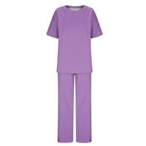 Survêtement pour femmes 2 pièces en velours velours, vêtements de sport en polaire d'hiver, survêtement pour femmes personnalisé, motif uni élégant - Product Image 5