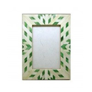 Cadre photo rectangulaire en os incrusté, accessoires muraux très demandés, fabrication OEM ODM, personnalisable - Product Image 4