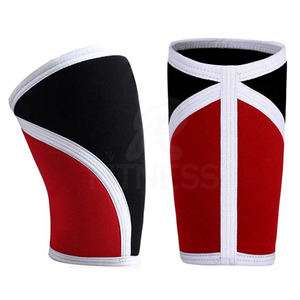 Top-quality Breathable Unisex 7mm Neoprene <b>Knee</b> <b>Sleeves</b> with Support & Compression for Weightlifting - Product Image 1
