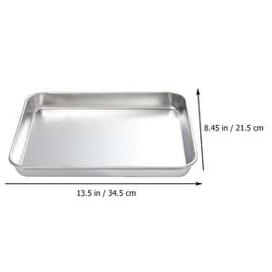 Bandeja de Servir de Metal Hecha a Mano, Ecológica, de Grado Comercial, con Acabado Pulido, de Larga Duración, Apta para Lavavajillas y Microondas, Más Vendida - Product Image 3