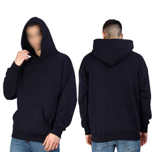 Sudadera con Capucha Negra de Algodón de 420 Gramos de Alta Calidad OEM ODM, con Bolsillo Canguro, Impresión de Logotipo Personalizado, Talla Grande, 2026 - Product Image 6