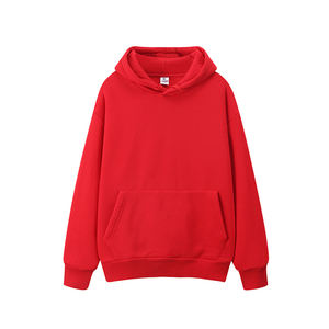 พูลโรเวอร์มีฮู้ดพิมพ์ลายแบบกำหนดเองกระเป๋าด้านลึกลายกล้ามเนื้อพอดีกับการออกแบบธีมฤดูใบไม้ร่วงฟรีขนาดไม่มีสาย - Product Image 1