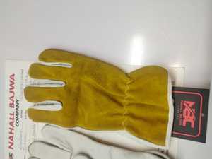 Guantes de trabajo de cuero de vaca duraderos y resistentes Guantes de conductor para conducción de camiones, almacén, jardinería, agricultura. - Product Image 2